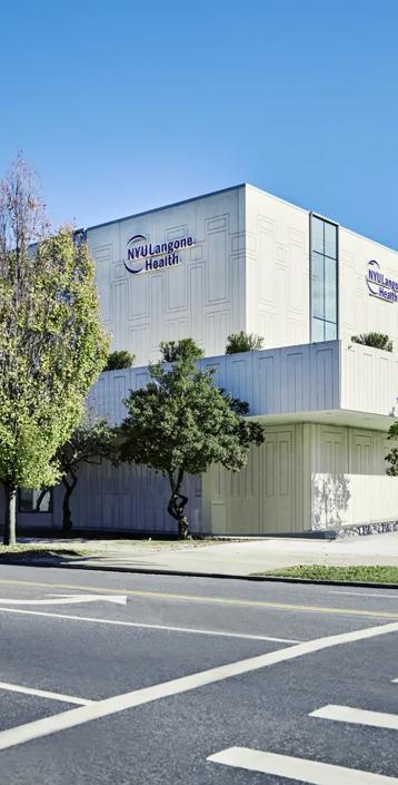 An exterior shot of the NYU Langone Ambulatory Care Garden City building.