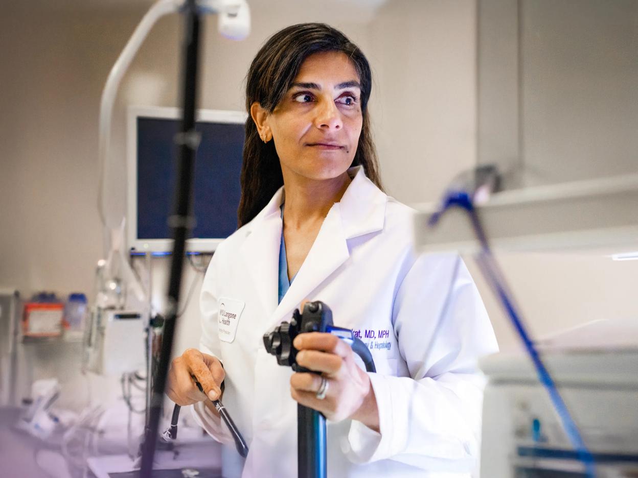 Aasma Shaukat, MD, MPH, performs a procedure at NYU Langone Ambulatory Care Center East 38th Street.